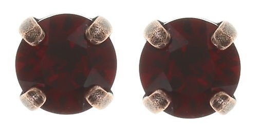 image pour Clou d'oreille Black Jack Rouge siam SS 29