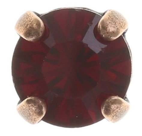 image pour Clou d'oreille Black Jack Rouge ruby SS 29