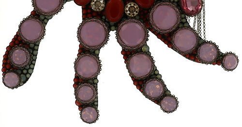 image pour Collier Conquedelic Beige / Rose  