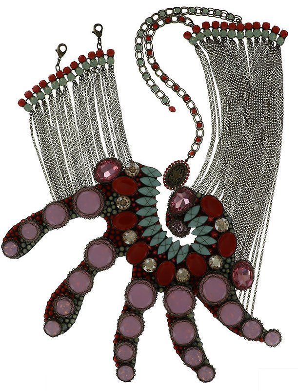 image pour Collier Conquedelic Beige / Rose  