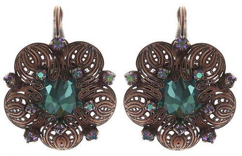 image for Earring Eurowire Water Blossom Blue / Green  size S