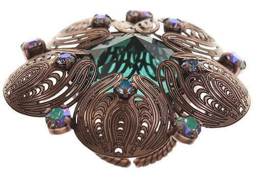 image pour Anneau Water Blossom Bleu / Vert  size L