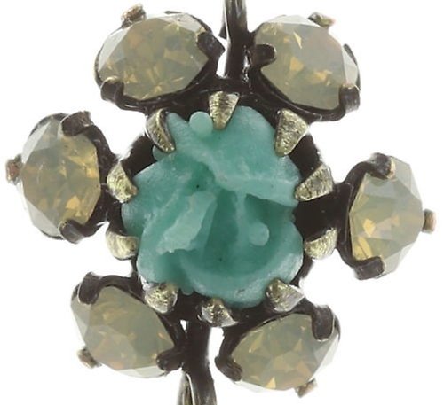 image pour Clou d'oreille pendant Victoria Turquoise  