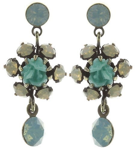 image pour Clou d'oreille pendant Victoria Turquoise  