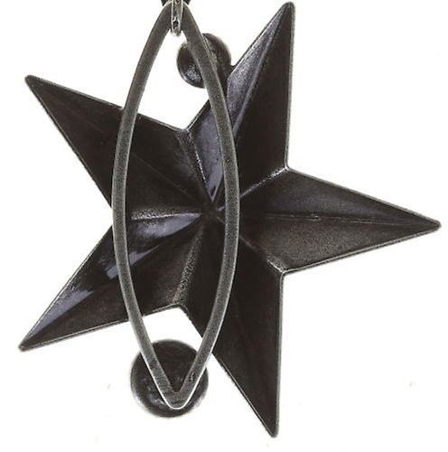 Bild für Ohrstecker baumelnd Dancing Star Grau crystal blue shade 