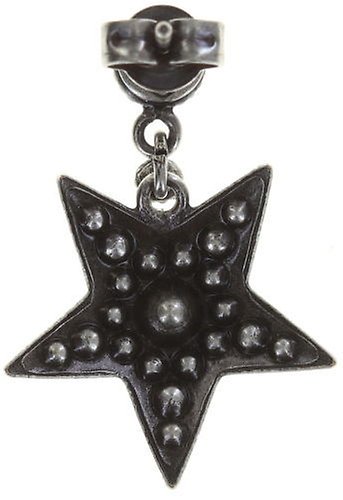 image pour Clou d'oreille pendant Dancing Star Gris  