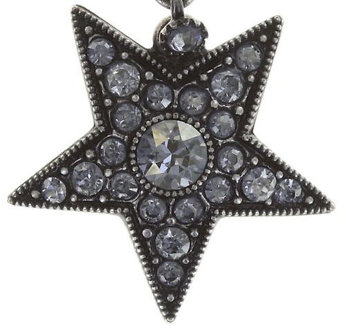 image pour Clou d'oreille pendant Dancing Star Gris  