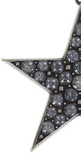 image pour Boucles d'oreilles pendantes Dancing Star Gris crystal blue shade large