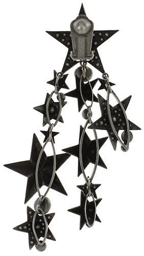 Bild für Ohrring Clip Dancing Star Grau crystal blue shade 