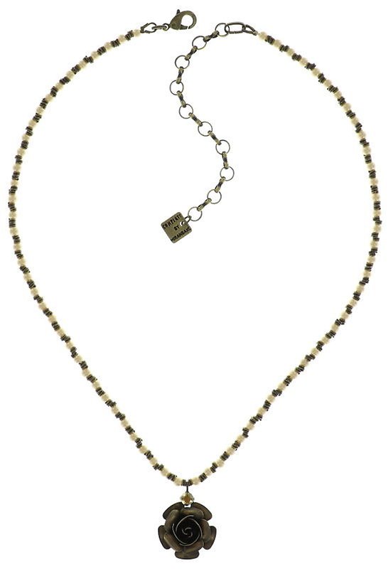 Kép Necklace pendant Indian Roses Beige  extra large