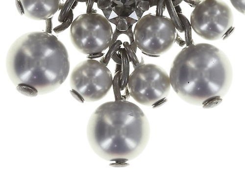 Bild für Halskette mit Anhänger Indian Roses Grau  groß