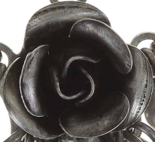 image for Necklace Pendant Indian Roses Grey  medium