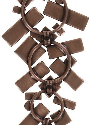 image for Earring Stud Dangling Shake to the Rhythm Pink / Brown  