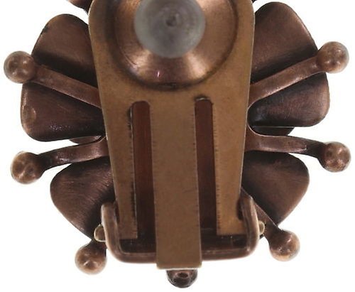 image pour Boucles d'oreilles Clip Indian Roses Rose  extra large