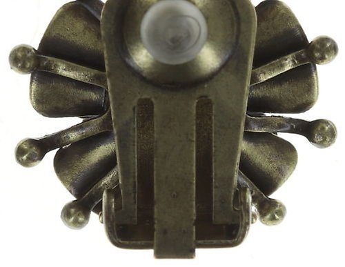 Bild für Ohrringe mit Clip Indian Roses Beige  Extra Large