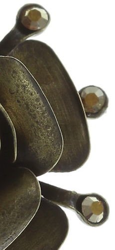 image pour Boucles d'oreilles Clip Indian Roses Beige  extra large