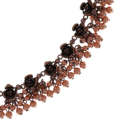 image pour Collier Indian Roses Rose  extra small