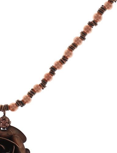 image pour Collier pendant Indian Roses Rose  extra large