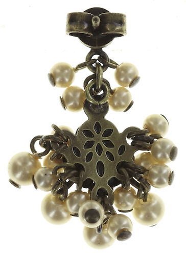 Bild für Ohrstecker baumelnd Indian Roses Beige  