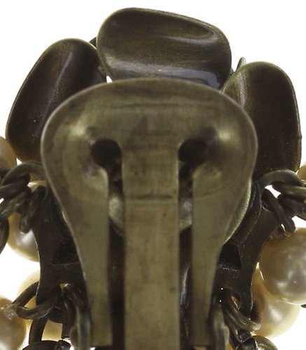 Bild für Ohrring Clip  Indian Roses Beige  groß