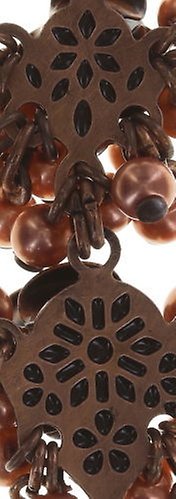 Bild für Ohrstecker baumelnd Indian Roses Pink  medium, small