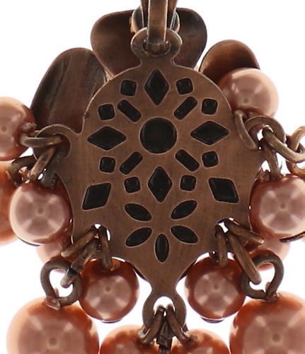 image for Necklace Pendant Indian Roses Pink  large