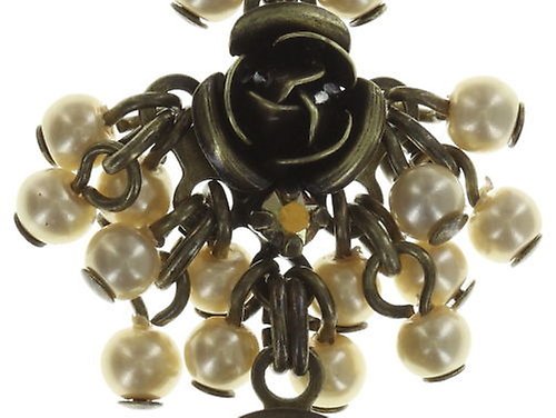 Bild für Ohrstecker baumelnd Indian Roses Beige  large, medium, extra small