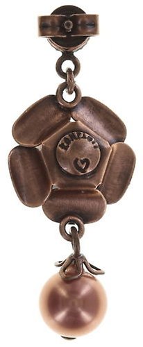 image pour Clou d'oreille pendant Indian Roses Rose  large