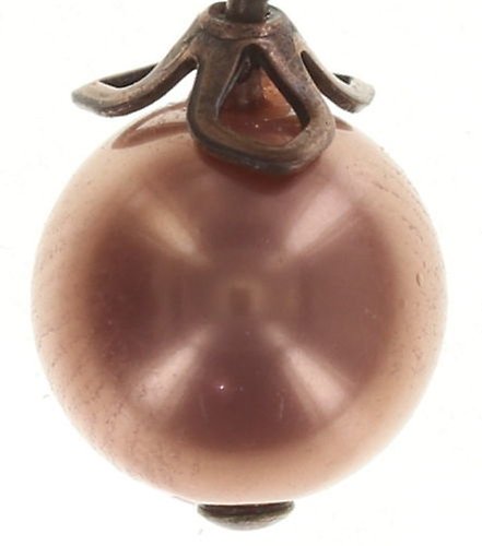 Bild für Ohrstecker baumelnd Indian Roses Pink  groß