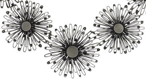 image for Necklace Collier Distel Black  