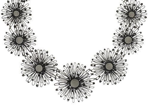 image for Necklace Collier Distel Black  