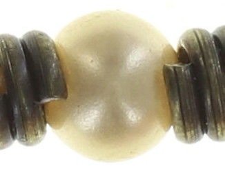 image pour Bracelet élastique Indian Roses Beige  