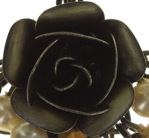 image for Necklace Pendant Indian Roses Beige  large