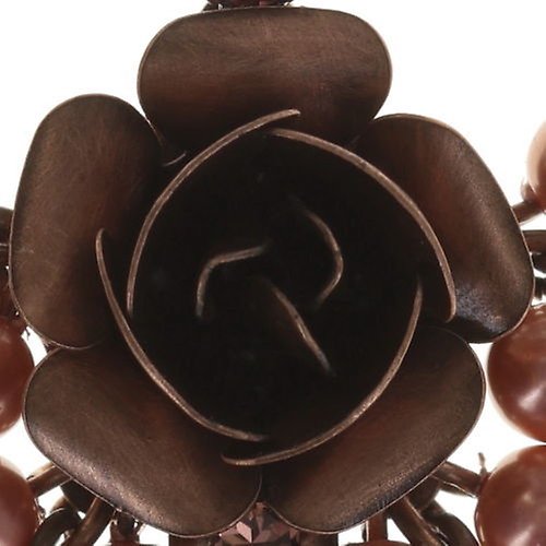 image for Necklace Pendant Indian Roses Pink  large