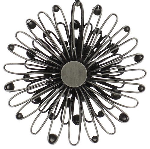 image for Necklace Pendant Distel Black  large