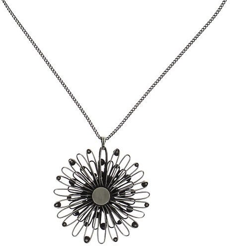 image pour Collier pendant Distel Noir  large