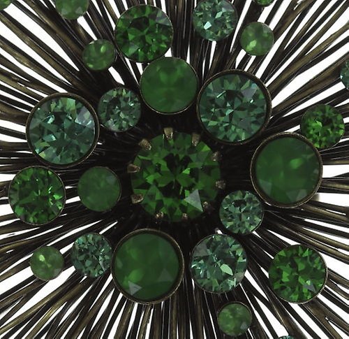 image for Brooch Distel Green  extra large