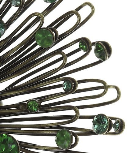 image for Brooch Distel Green  extra large