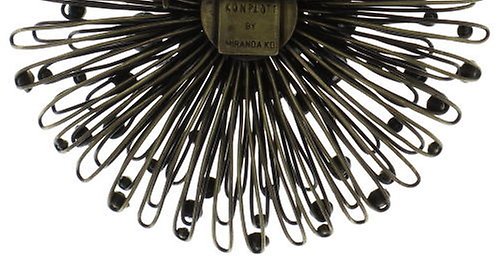 Bild für Brosche Distel Grün  Extra Large