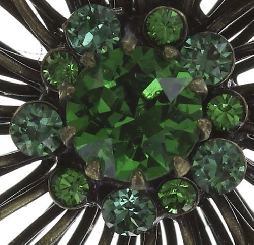 image for Earring Stud Dangling Distel Green  small