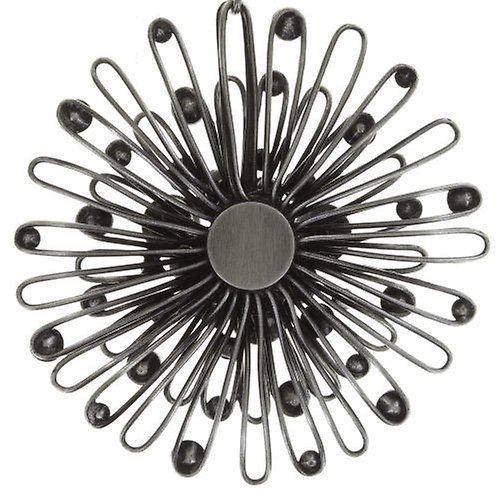 image for Earring Stud Dangling Distel Black  large