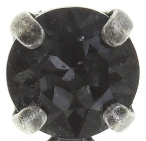 image pour Clou d'oreille pendant Distel Noir  large