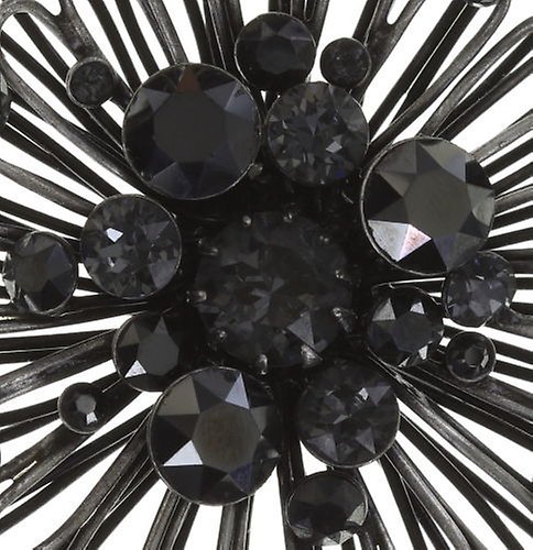 image for Necklace Pendant Distel Black  large