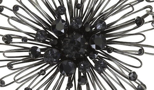 image for Necklace Collier Distel Black  