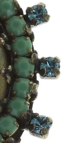 image pour Boucles d'oreilles Clip Kyoto Love Vert  