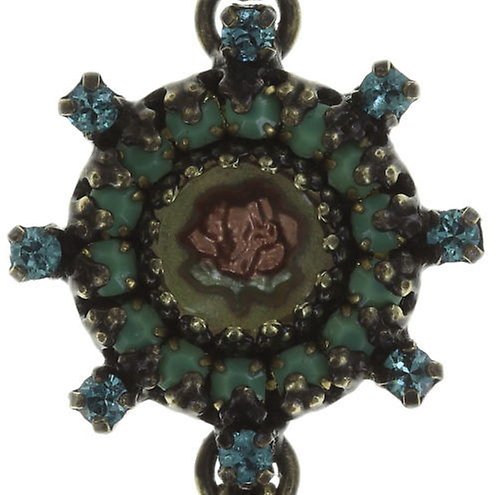 image for Earring Stud Dangling Kyoto Love Green  