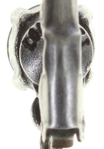 image for Earring eurowire dangling Caviar de Luxe Brown / Grey  