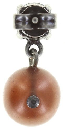 image for Earring Stud Dangling Caviar de Luxe Brown / Grey  