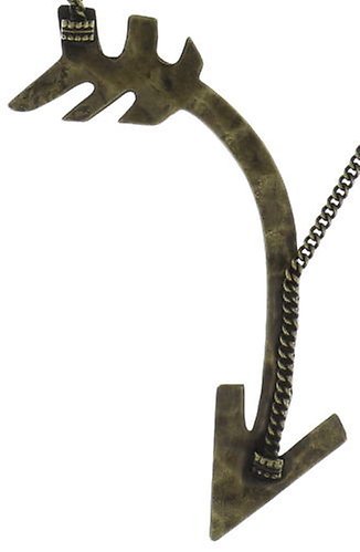 image for Necklace Pendant You Missed It Brass  