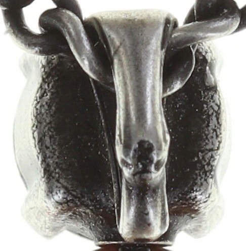 image for Necklace Pendant Caviar de Luxe Brown / Grey  